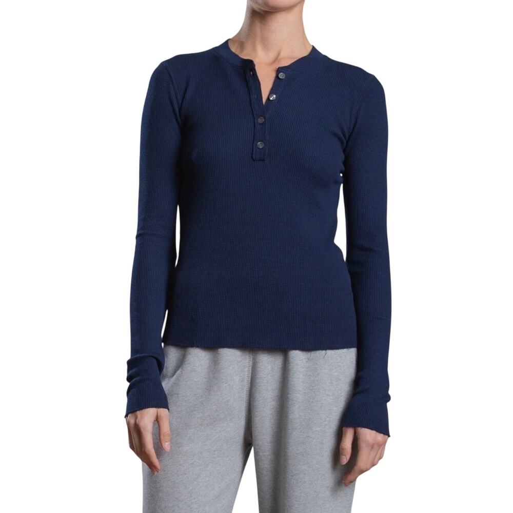 Pharaoh Collection Jude Henley Thermal Top Midnight Navy Size 1/S NWT